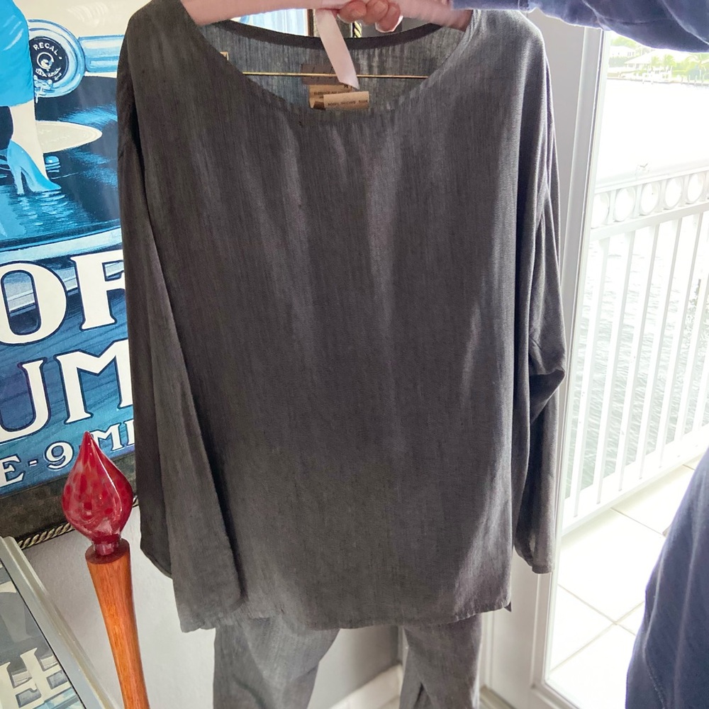 Yamamoto casual pants and top